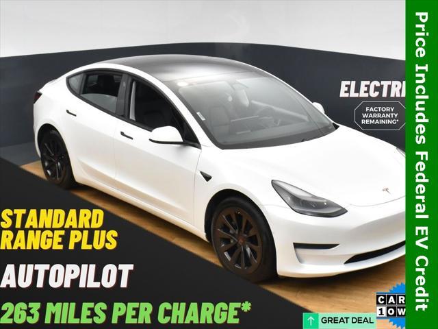2021 tesla model 3 standard range plus
