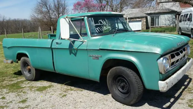 1968 dodge truck camper special