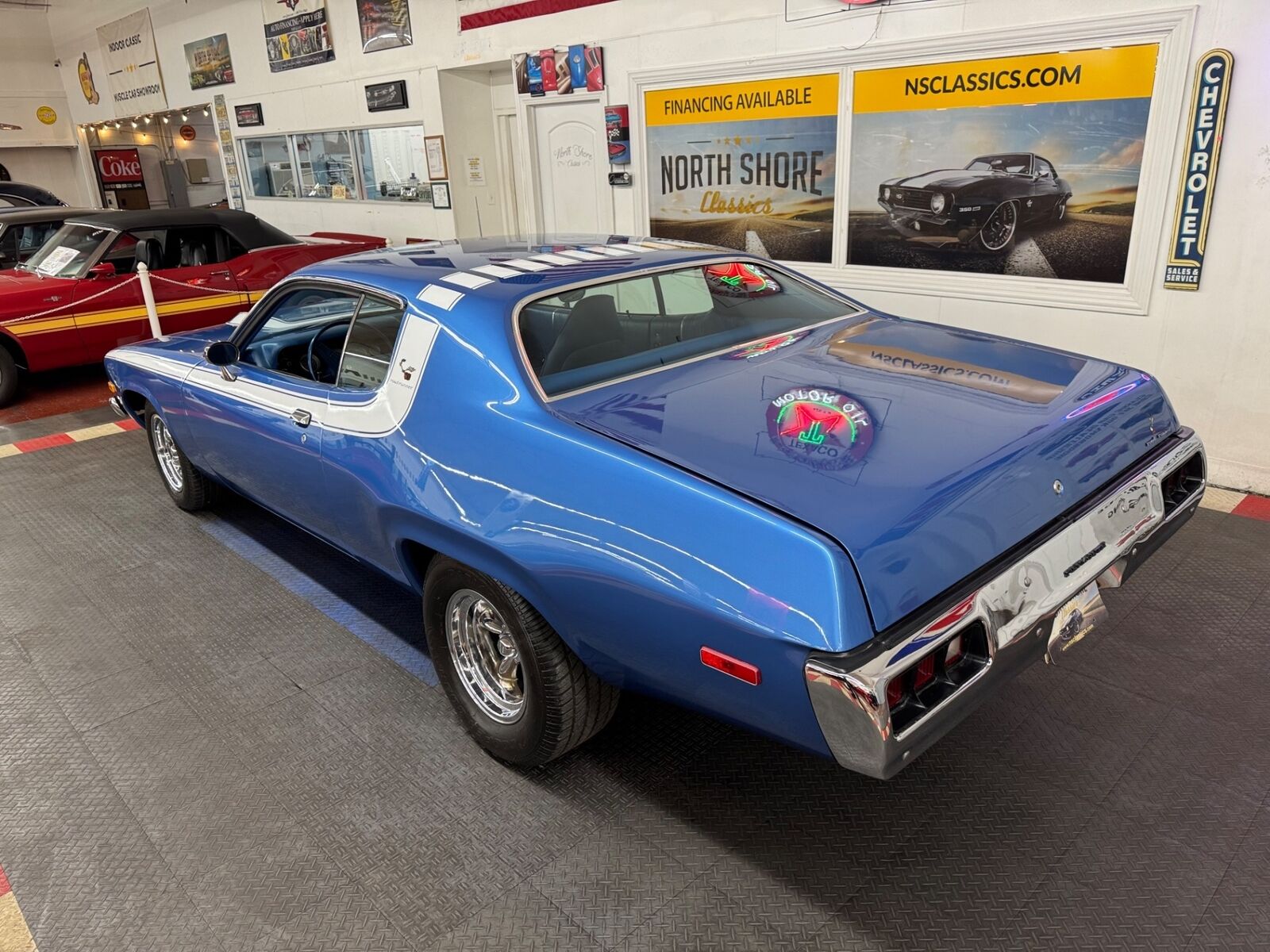 1973 plymouth satellite - road runner tribute - 360 v8 engine