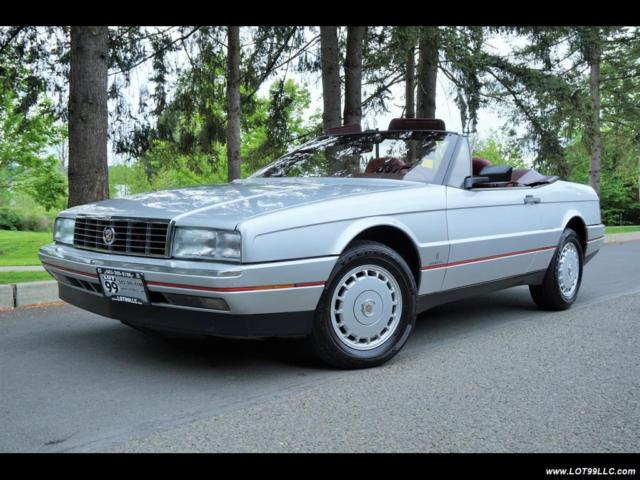 1987 cadillac allante convertible 1 owner rare find. automatic 2-door convertibl