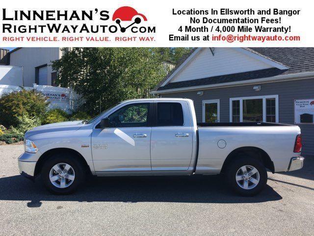 2016 ram ram pickup 1500 slt 4x4 slt 4dr quad cab 6.3 ft. sb pickup for sale in ellsworth, maine