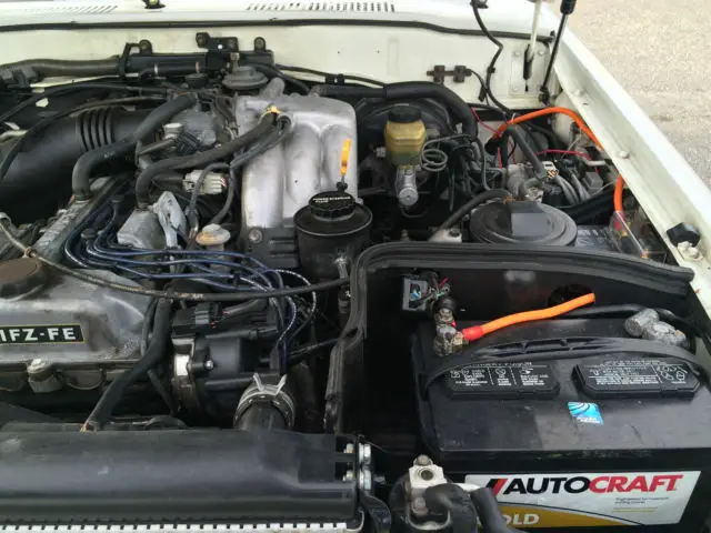 1993 toyota land cruiser white 4.5 l v6