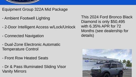 2024 Ford Bronco black diamond