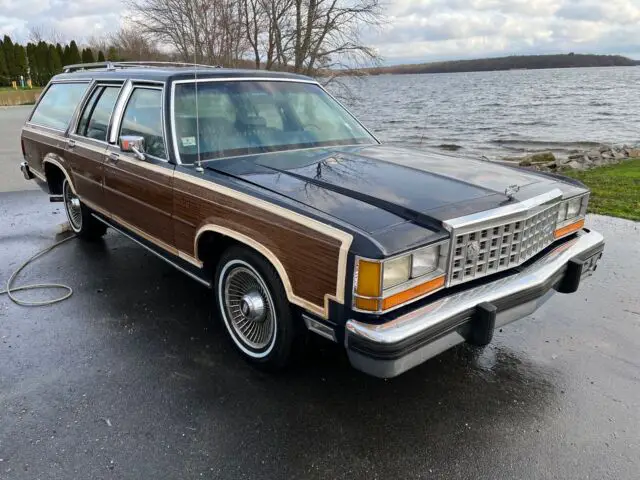 1987 ford country squire wagon white rwd automatic country squire lx