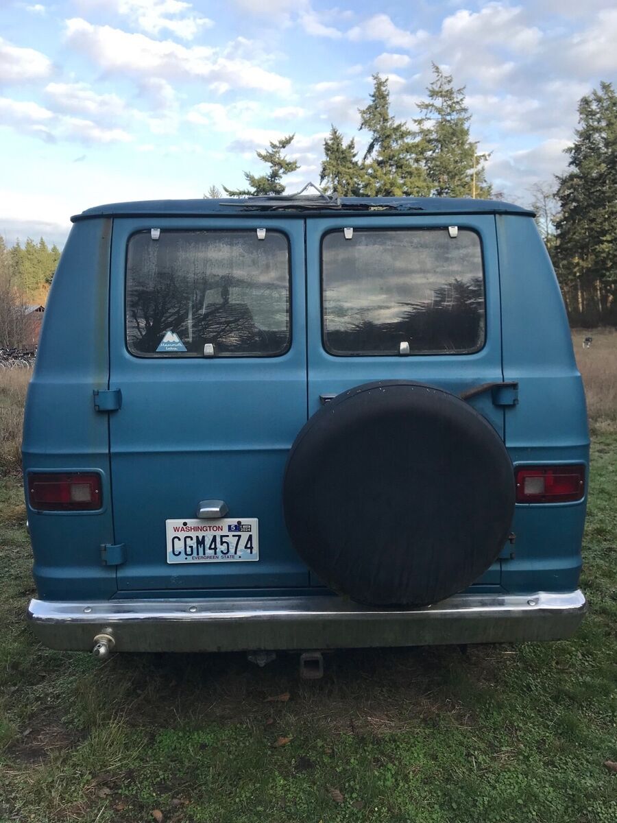 1977 dodge ram van blue rwd automatic tradesman 100 van