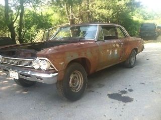 1966 chevrolet chevelle 300 deluxe 2 door post