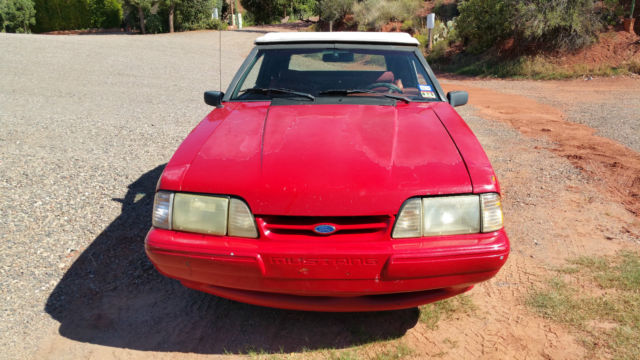 1992 ford mustang mlx- 5.0 - v8 - convertible
