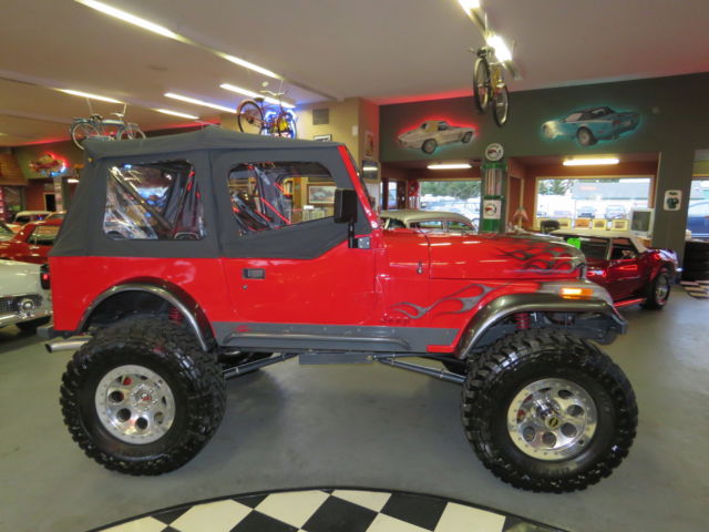 1984 jeep wrangler cj-7 show custom, zz383 vortec 425hp sbc