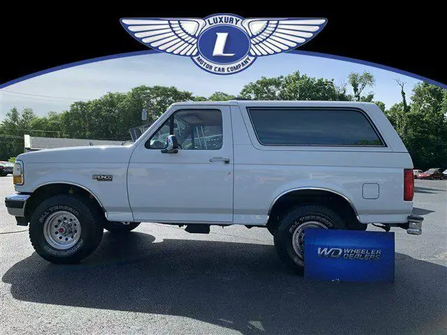 1992 ford bronco xlt 136,758 miles oxford white automatic