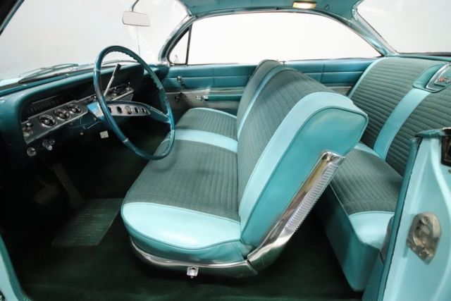 1961 chevrolet impala bubble top 81367 miles seafoam green coupe 283 v8 2 speed