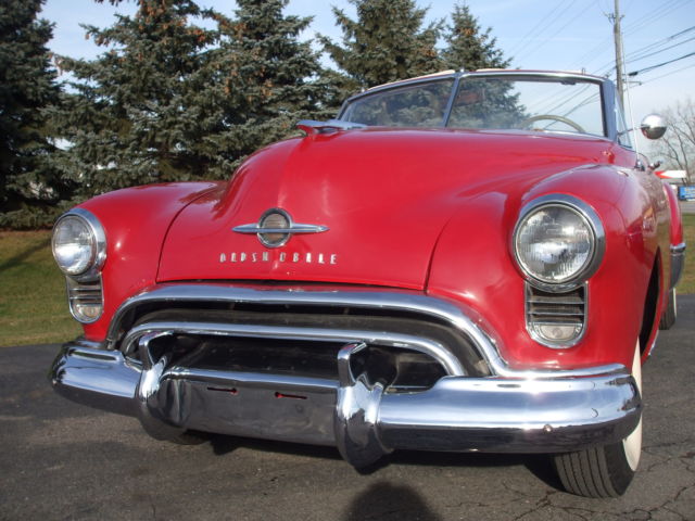 beautiful 1949 oldsmobile rocket 98 convertible, amazing condition! #s matching!