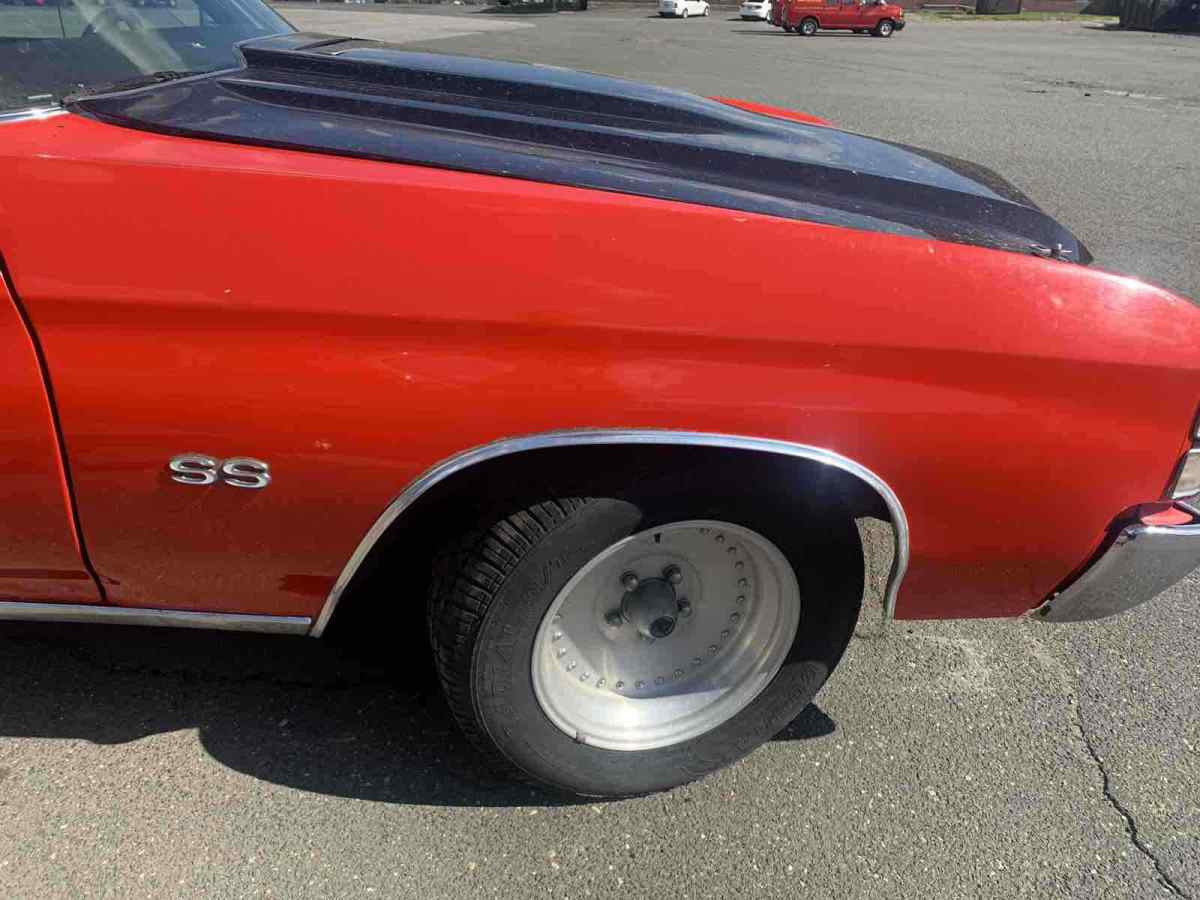 1971 chevrolet chevelle sedan red rwd manual malibu