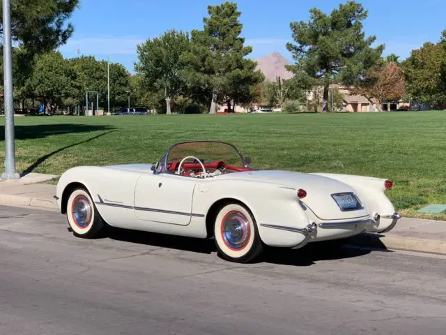 no reserve 1954 chevrolet corvette roadster matching numbers celebrity owned