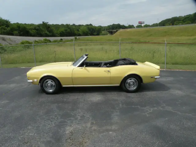 1968 chevrolet camaro convertible, matching numbers 327, auto, ps, pb, power top