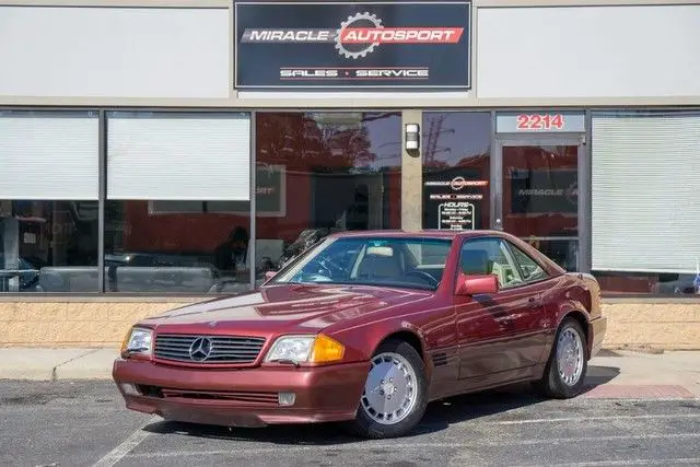 1991 mercedes-benz 560 series 500sl 59253 miles convertible 5.0l 8-cyl engine a