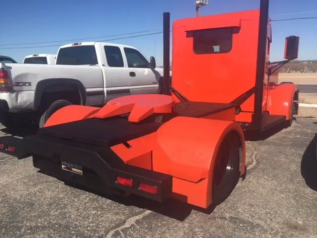 1974 custom mini peterbilt , 12 valve cummins engine, ford f450 chassis