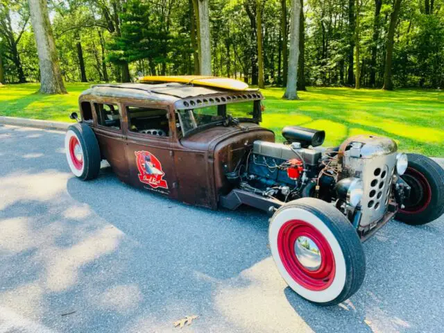1931 ford model a rat rod custom z'ed frame air ride