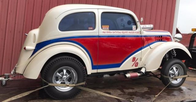 1948 anglia, ford, gasser, replica
