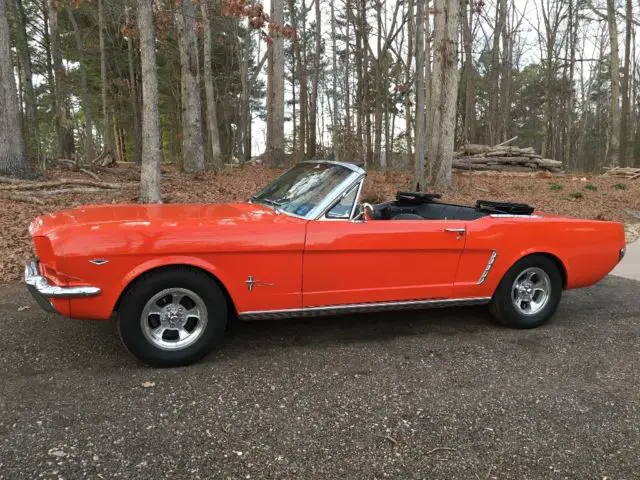 1965 ford mustang convertible 289 v8 power top automatic clean mustang classic!