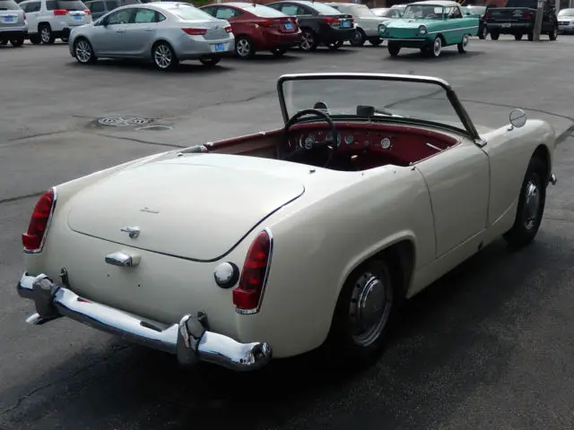 1962 62 austin-healey sprite mark ii 2 convertible sports car spridget