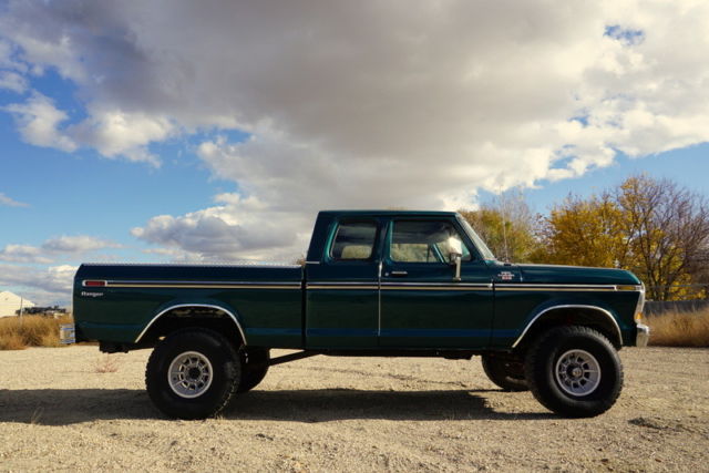 1978 ford f250 ranger xlt, super cab, 4x4, heavy half ton, rare