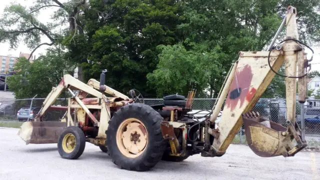 rare air cooled p133 super diesel schlepper tractor w/ pippin loader non 356 912