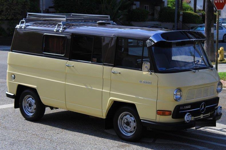 1979 mercedes-benz n1300 rare tan van 4 cyl manual