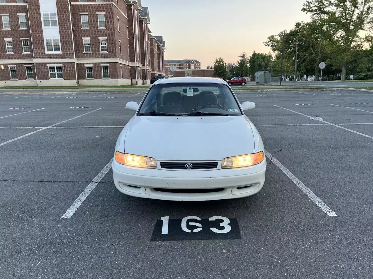 1994 mazda 626 sedan white lx