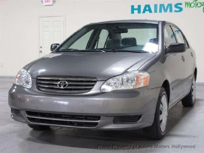 2004 toyota corolla in hollywood, fl