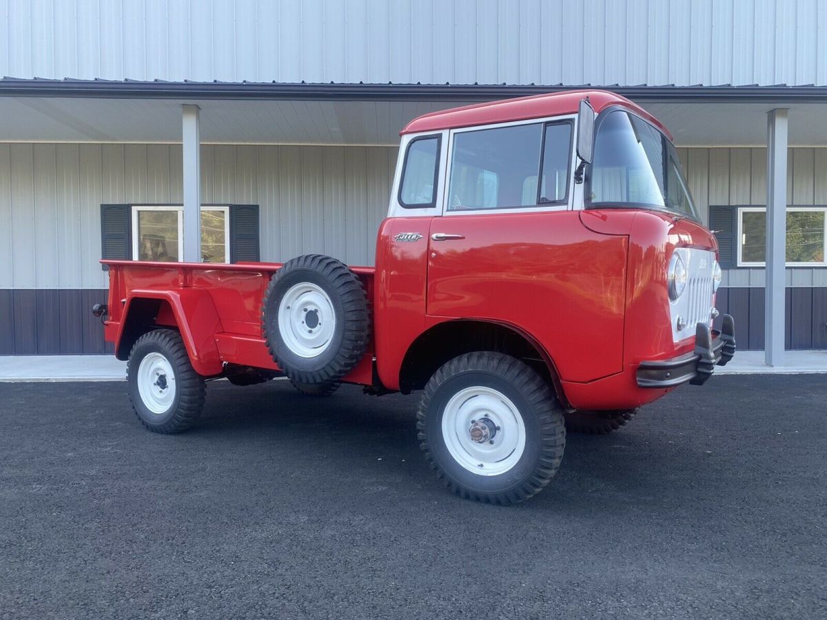 1957 jeep fc-170 red 4wd manual