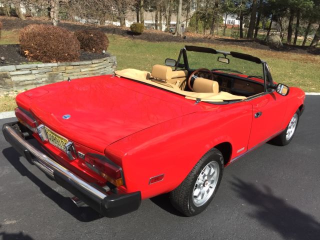 1983 fiat spider 2000 pininfarina in mint condition "a classic"