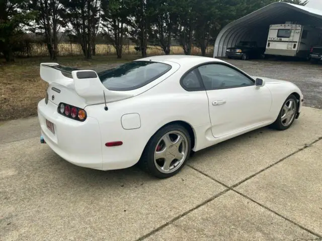1993 toyota supra hatchback white rwd manual