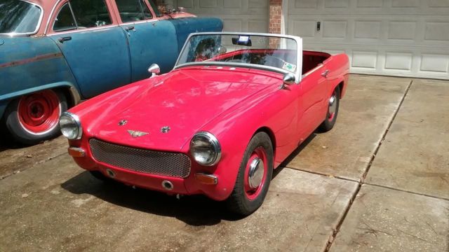 1968 austin healey sprite modified for racing ex++++ weber dcoe