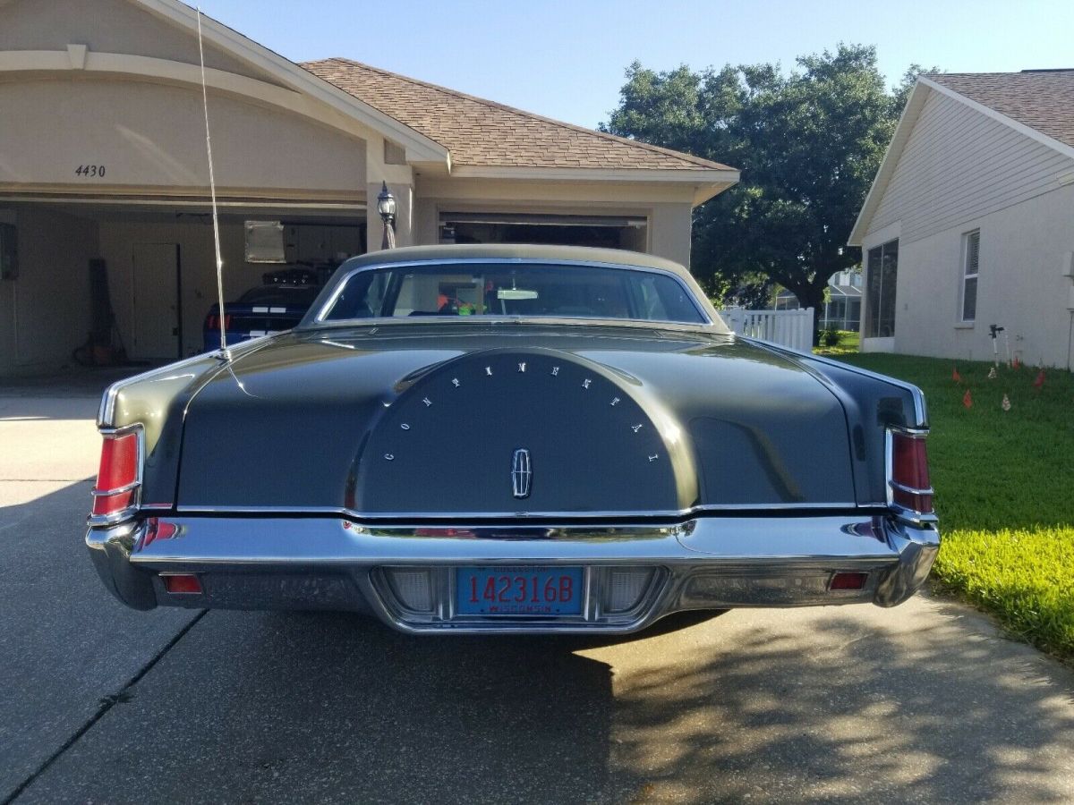 1970 lincoln mark iii green rwd automatic
