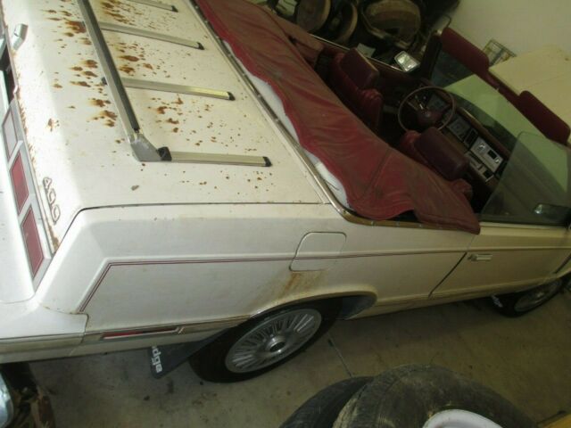 1982 dodge 400 convertible runs needs restored - barn find! low miles 57000