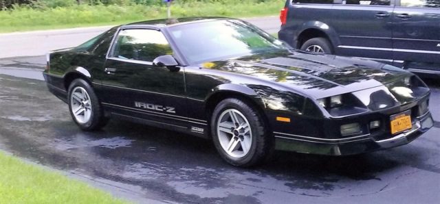 1986 chevrolet camaro iroc z with only 10,131 original miles