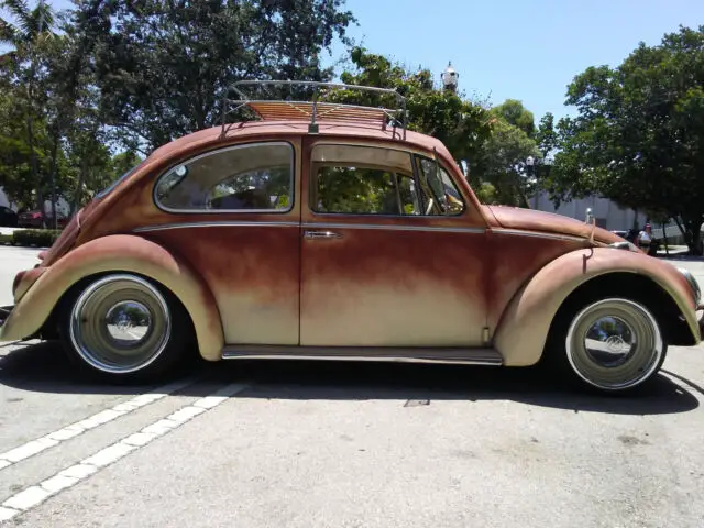 1965 volkswagen beetle - classic-coupe-rat rod-air bagged
