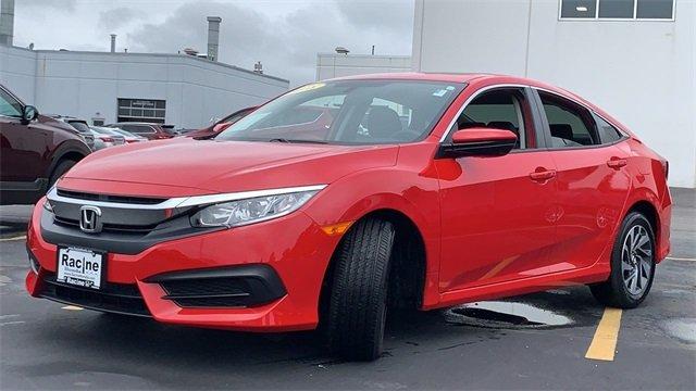 certified 2018 honda civic ex sedan racine, wi 53406 for sale in racine, wisconsin