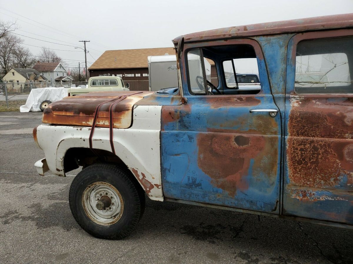 1960 ford crewcab 4x4 armbruster truck f350