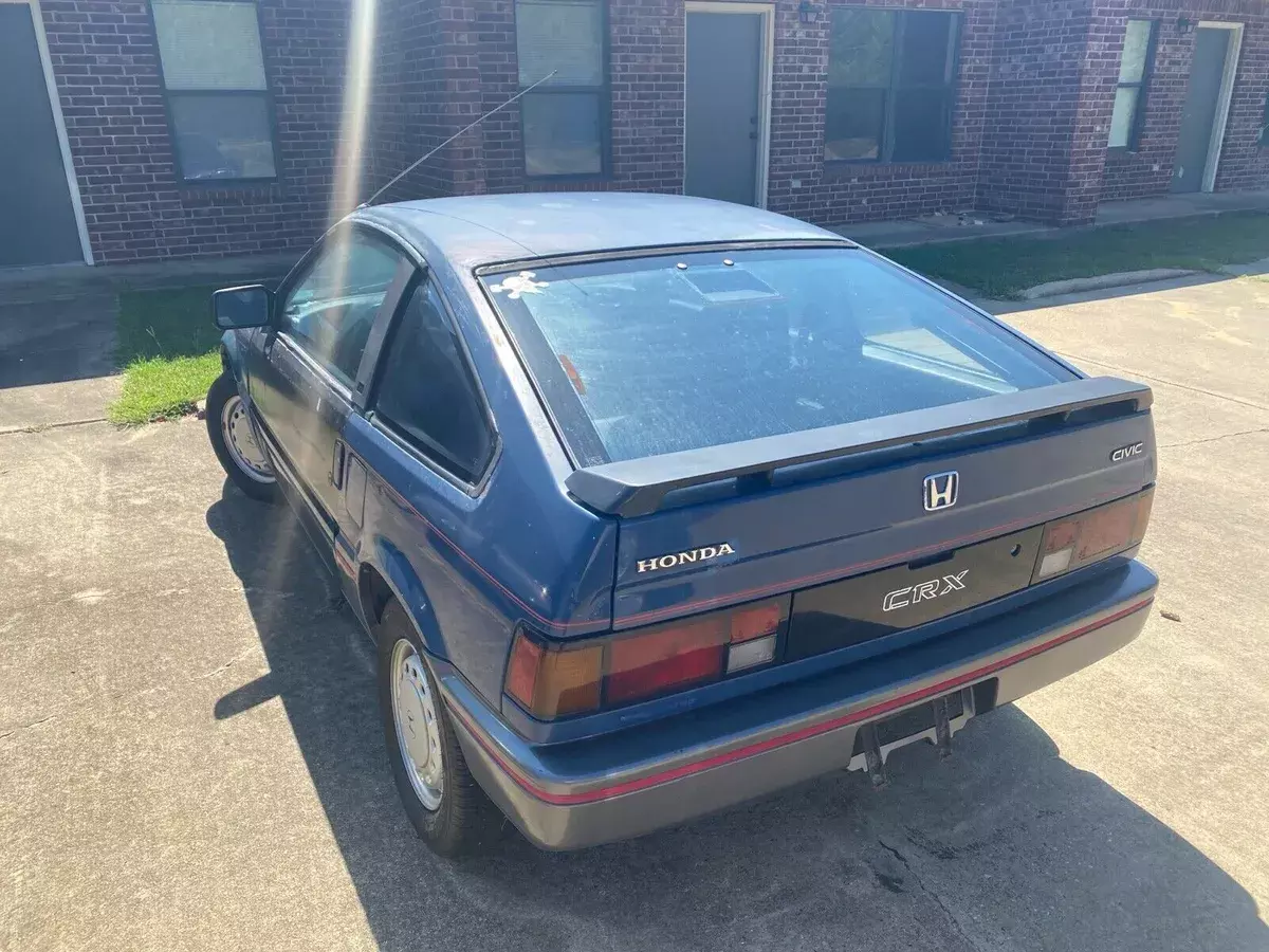 1986 honda civic blue crx 1.5 hf
