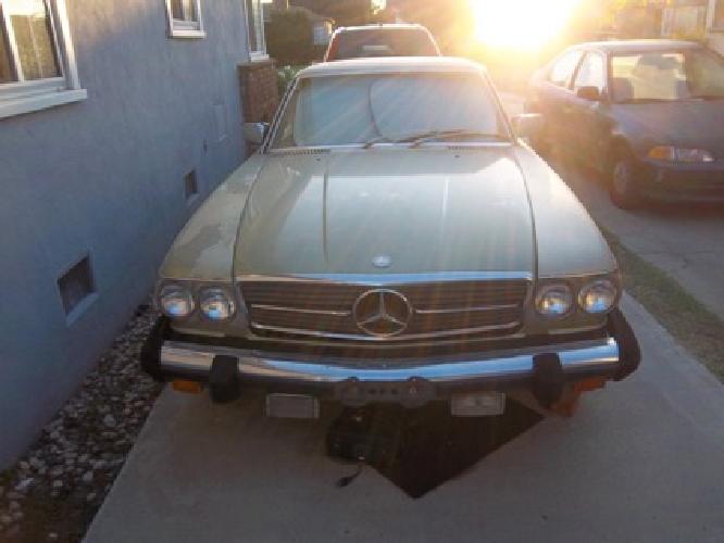classic 1977 mercedes 450 in los angeles, ca
