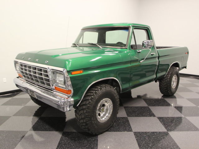 rare short-bed 4x4, show quality paint job, 351 v8, 4 spd, super clean truck!