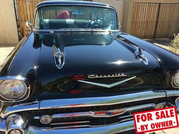1957 chevrolet bel air 283 v8 gasoline automatic custom chrome rims arizona