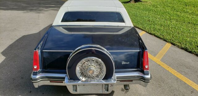 1985 cadillac eldorado limited edition coupe, blue/white, 87000 miles, clean