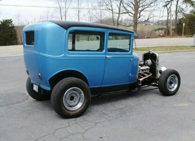 1930 ford model a sedan with modern drivetrain - brookville roadster frame