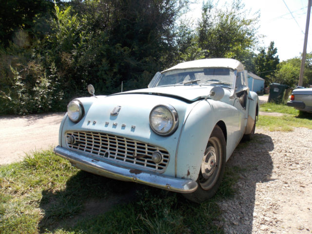 1959 triumph tr3 roadster runs all original paint 43k miles
