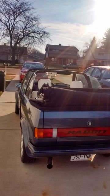 1981 vokswagen rabbit convertible