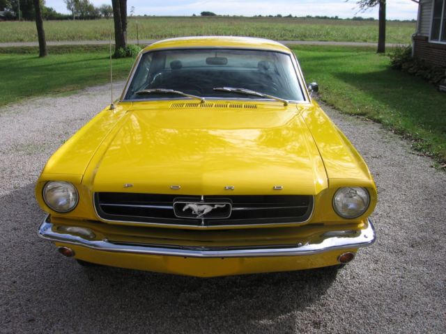 1965 ford mustang v-8 289 auto trans