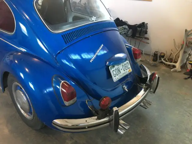 1968 volkswagen beetle, electric blue!