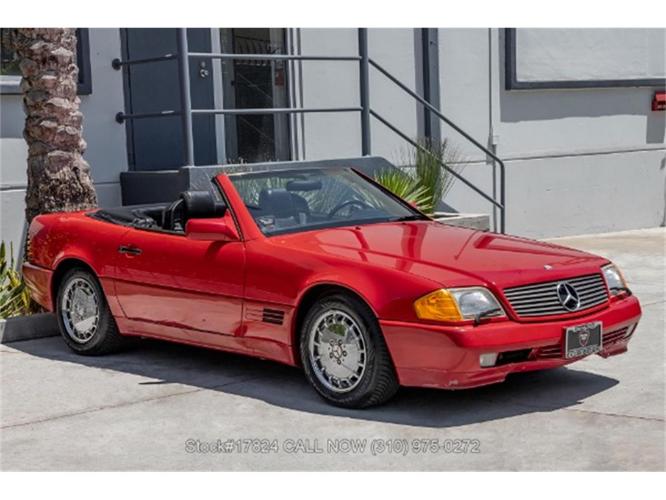 1991 mercedes-benz 500sl in beverly hills, california